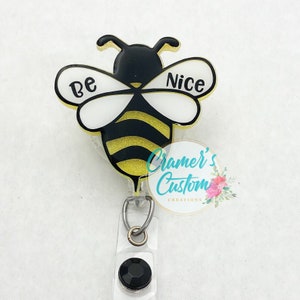 Custom Bee Badge Reel