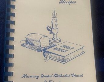 Our Favorite Recipes Harmony United Methodist Church Preston Maryland Vintage Cookbook