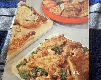 1968 Forum Feasts Forum School Walking NJ Vintage Fundraising Cookbook