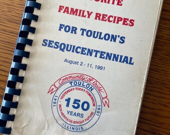 Treasured Recipes United Methodist Women Harbeson Delaware Chirch 1991 Vintage Fundraising Cookbook