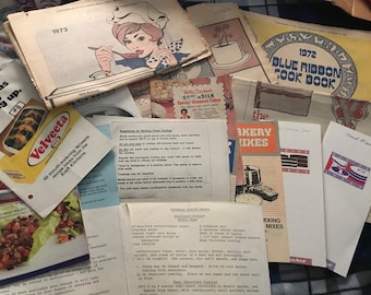 Vintage Recipes Cookbooks Booklet Lot Velveeta Lancaster PA