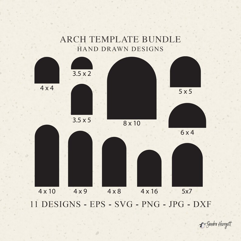 Arch File Custom Design Arch Template Plotter File Svg Dxf Png Jpg Eps Pdf Wedding Cricut ...