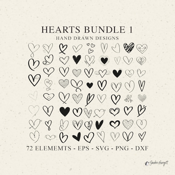 Craft paper hearts cut outs Royalty Free Vector Image