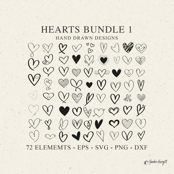 Craft paper hearts cut outs Royalty Free Vector Image