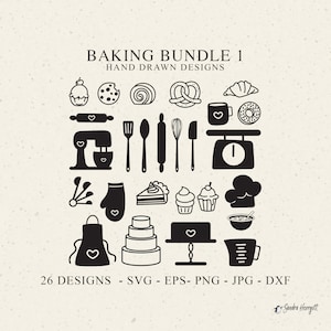 Back-Plotter-Datei-Svg-Dxf Png Eps Jpg Kochen Cricut Cupcake Silhouette Cookie Clipart Niedlich Vinylschnitt-Datei-Waage Schichtkuchen-Bäckerei-Werkzeuge