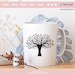 Oak Tree Plotter File SVG DXF PNG Leaves Cricut Brother Canvas ...