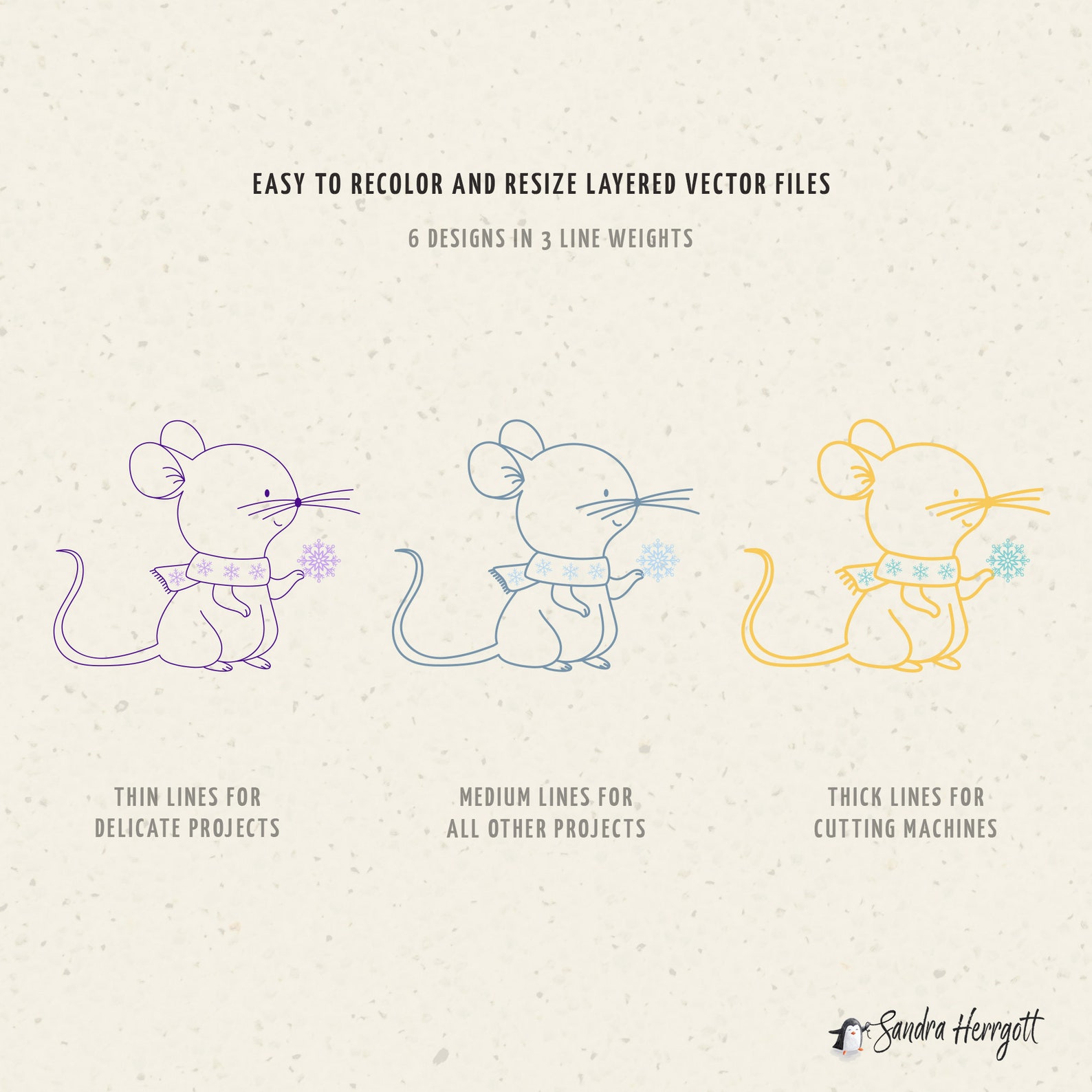 Christmas Mouse Plotter File Svg Bundle Dxf Eps Png Jpg Cute Animal ...