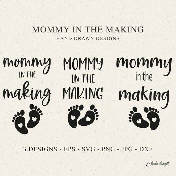 Digital Art & Collectibles Mama in the making SVG Cutting file ...