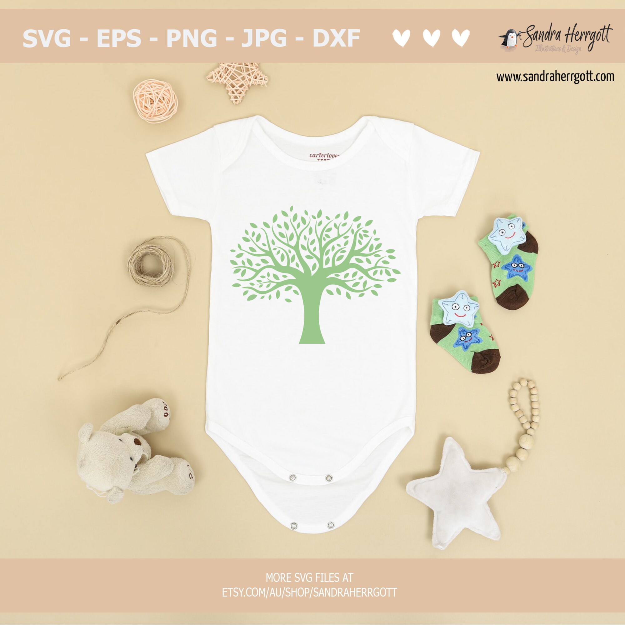 Oak Tree Plotter File SVG DXF PNG Leaves Cricut Brother Canvas - Etsy UK