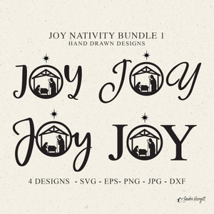 Archivo de trazador de Natividad Joy Svg Dxf Png Eps Jpg Niño Jesús Cricut María José Clipart Pesebre Silueta Navidad Archivo de corte de vinilo Estrella de Navidad
