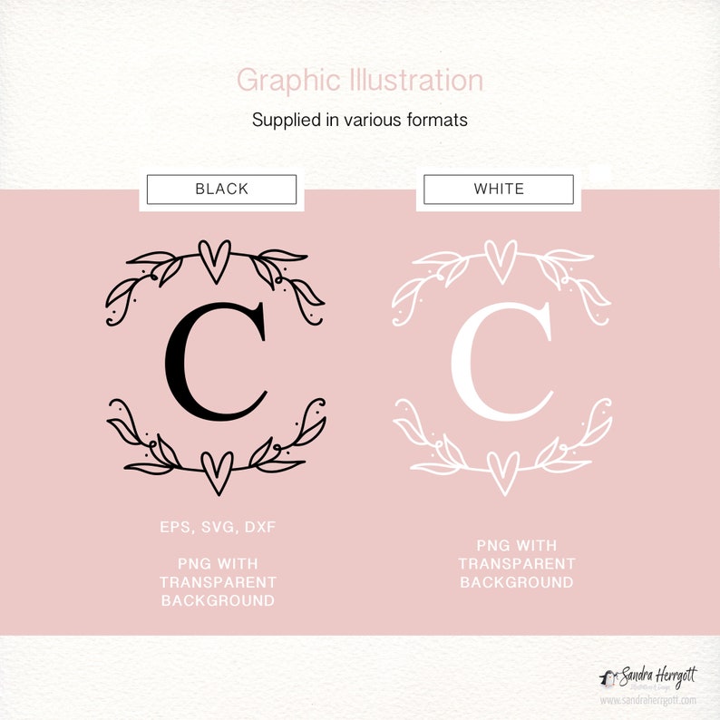WREATH LETTERS SVG - Laurel Wreath Svg, Wedding Wreath Svg, Wreath Alphabet Svg, Cricut Wreath Svg, Monogram Alphabet, Initial Monogram Svg image 2