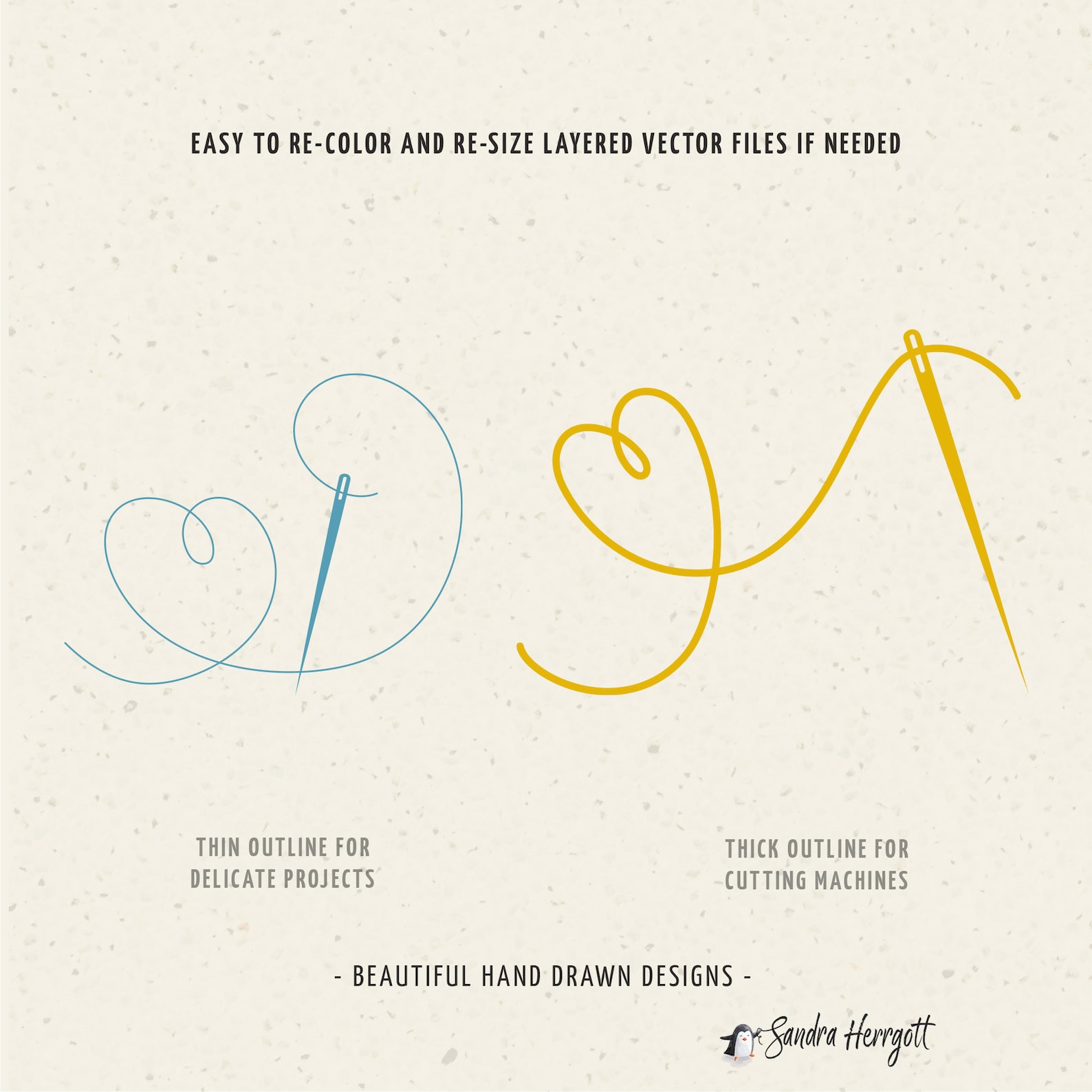 Needle and Thread Plotter Files SVG DXF PNG Eps Jpg Sowing - Etsy