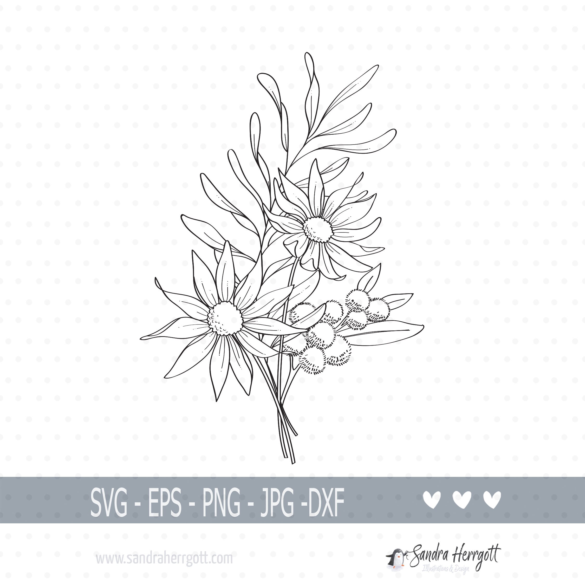 Free Free 325 Wild Flower Bouquet Svg SVG PNG EPS DXF File