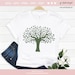 Oak Tree Plotter File SVG DXF PNG Leaves Cricut Brother Canvas ...