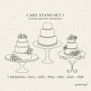 Gâteau de mariage en couches avec fichier traceur Svg Dxf Png Jpg Eps Pdf 3 niveaux Cricut fête d'anniversaire Floral Silhouette vinyle découpé au laser