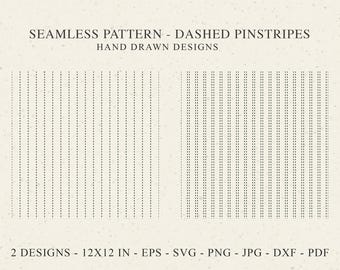 Dashed Pin Stripe Line Seamless Pattern Svg Dfx Png Pdf Cricut Background Plotter Laser Cut File Wallpaper Clipart Silhouette DIY Silhouette
