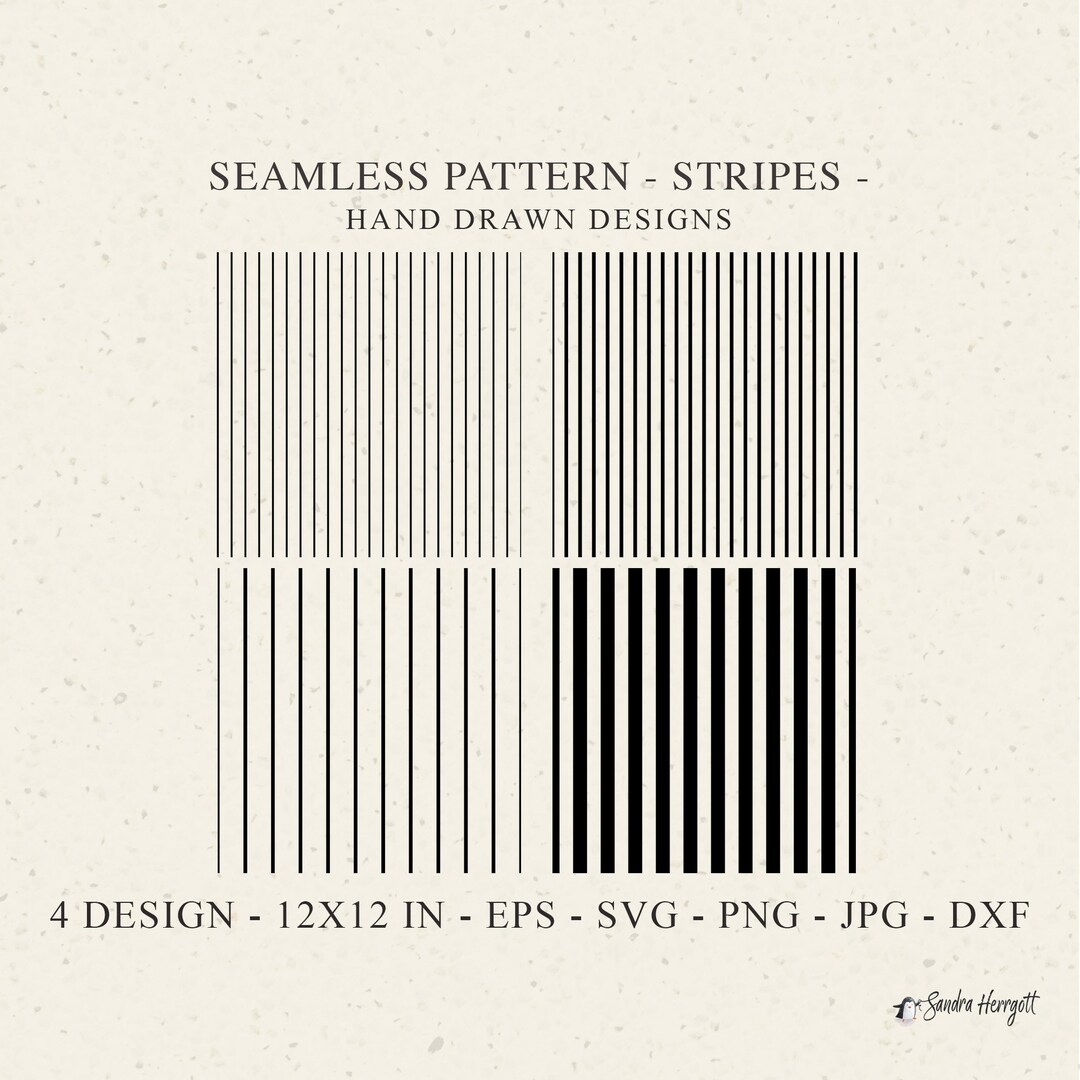 Stripes Seamless Pattern Svg Dcx Png Eps Jpg Cricut Background Plotter