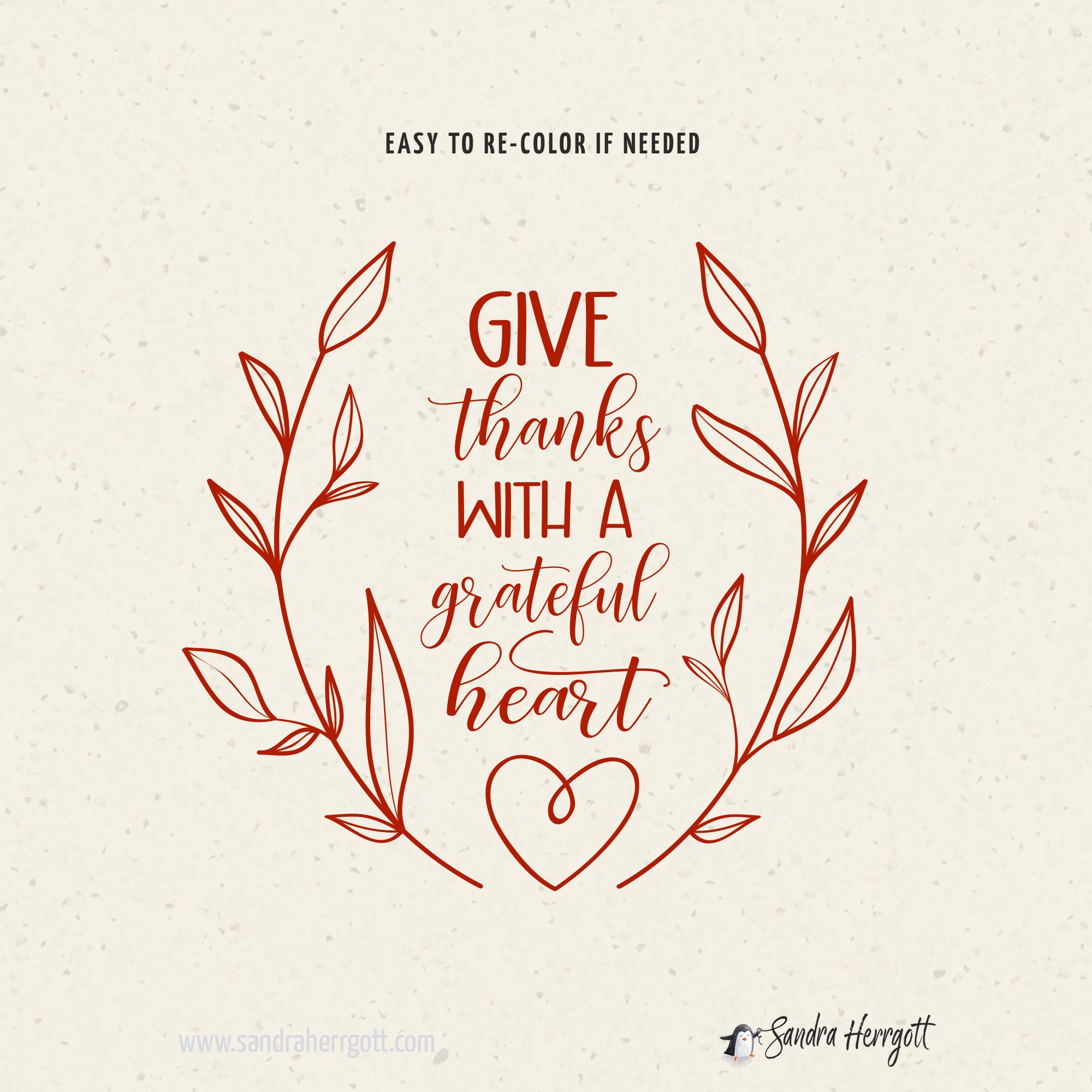 Give Thanks With A Grateful Heart Svg Give Thanks With A - Etsy Australia
