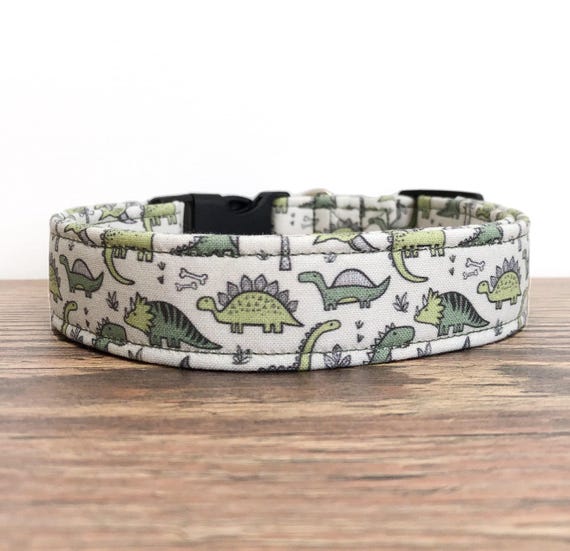 Dinosaur Dog Collar, Adjustable Green Pet for Dogs