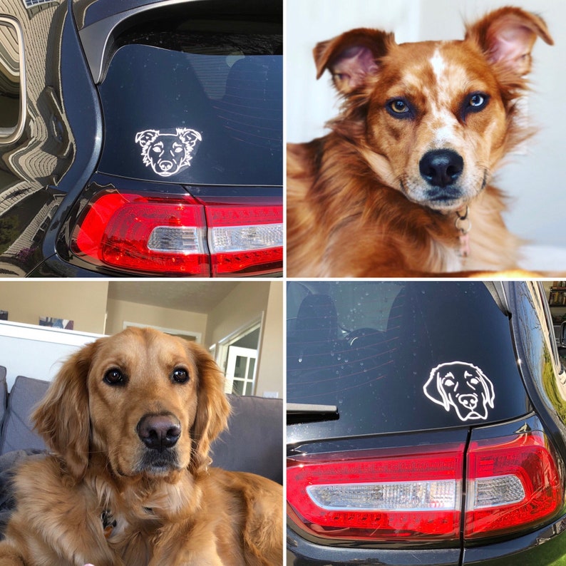 Custom Vinyl Dog Decal Car Decal Vinyl Decal Decal for Etsy
