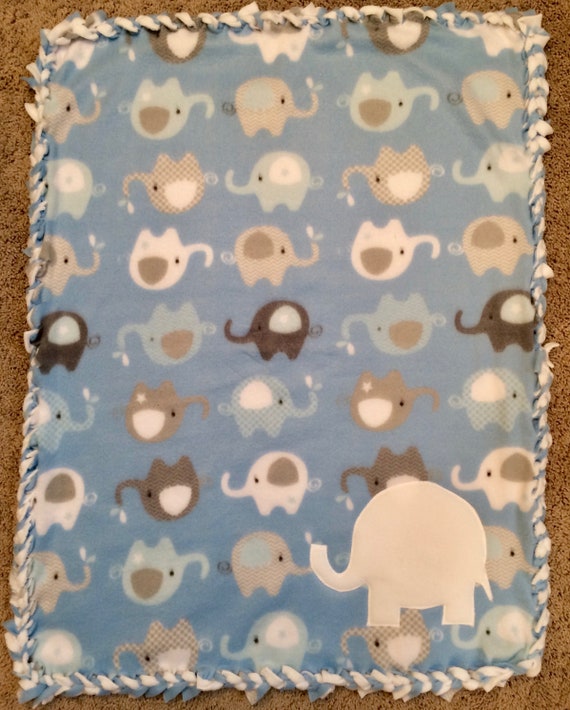 elephant fleece blanket