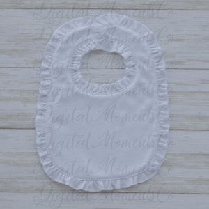 ARB Ruffle Bib / Bib Mockup / Ruffle Bib / Baby / White Bib Mockup / Sublimation Mockup / Digital Background