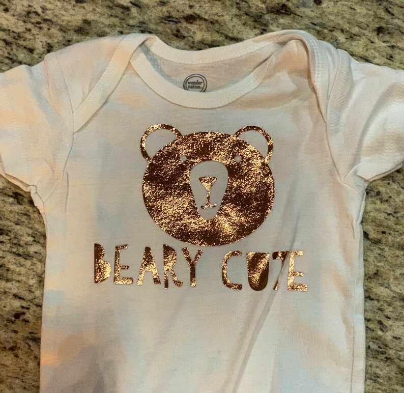 Bearu cute baby boy onesie