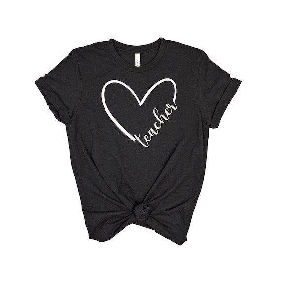 Teacher Shirt Heart Gift Teacher Shirt Heart Gift