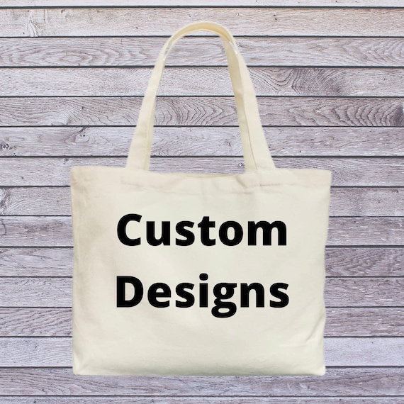 Personalized Cotton Canvas Tote Bag: Custom Design