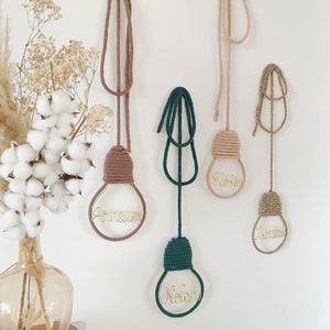 Personalized knitting portable bulbs