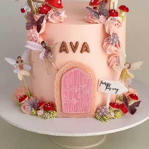 Editable Fairy Cake Topper, Baby Shower Cake Topper, Cupcake Toppers Fairy  Decorations for Fairy Theme Party FAIRBS001 