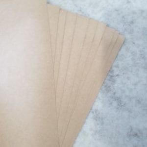 Natural Brown Heat Activated Kraft Paper. 210gsm. 20 x A4. Rustic Eco Paper. Craft Paper. DIY.InkJet Compatibale