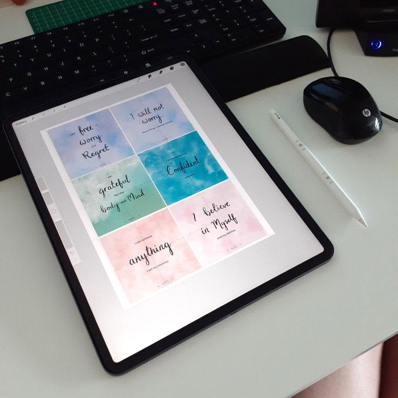 36 Printable Affirmation Cards ~ Self Love ~ Positivity ~ Confidence ~ Inspiration INSTANT DOWNLOAD