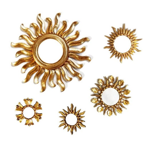 3 Piece Small Decorative Mirror Set 7.8 Handcrafted Etsy