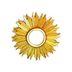 Decorative mirror-peruvian mirror &quot;RADIANT SUN&quot; - Diameter 20 &quot;x20&quot; - Wall Mirror - Home Decor - Peruvian crafts