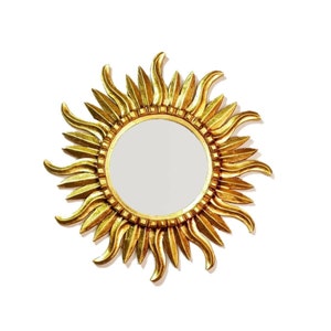 Decorative mirror-peruvian mirror "SUNBURST LIMA" - Diameter 20 "x20" - Wall Mirror - Home Decor - Peruvian crafts