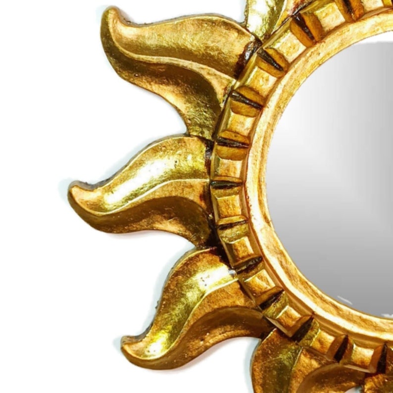 Decorative Mirror Set of 3 Units sunburst Cuzco Etsy