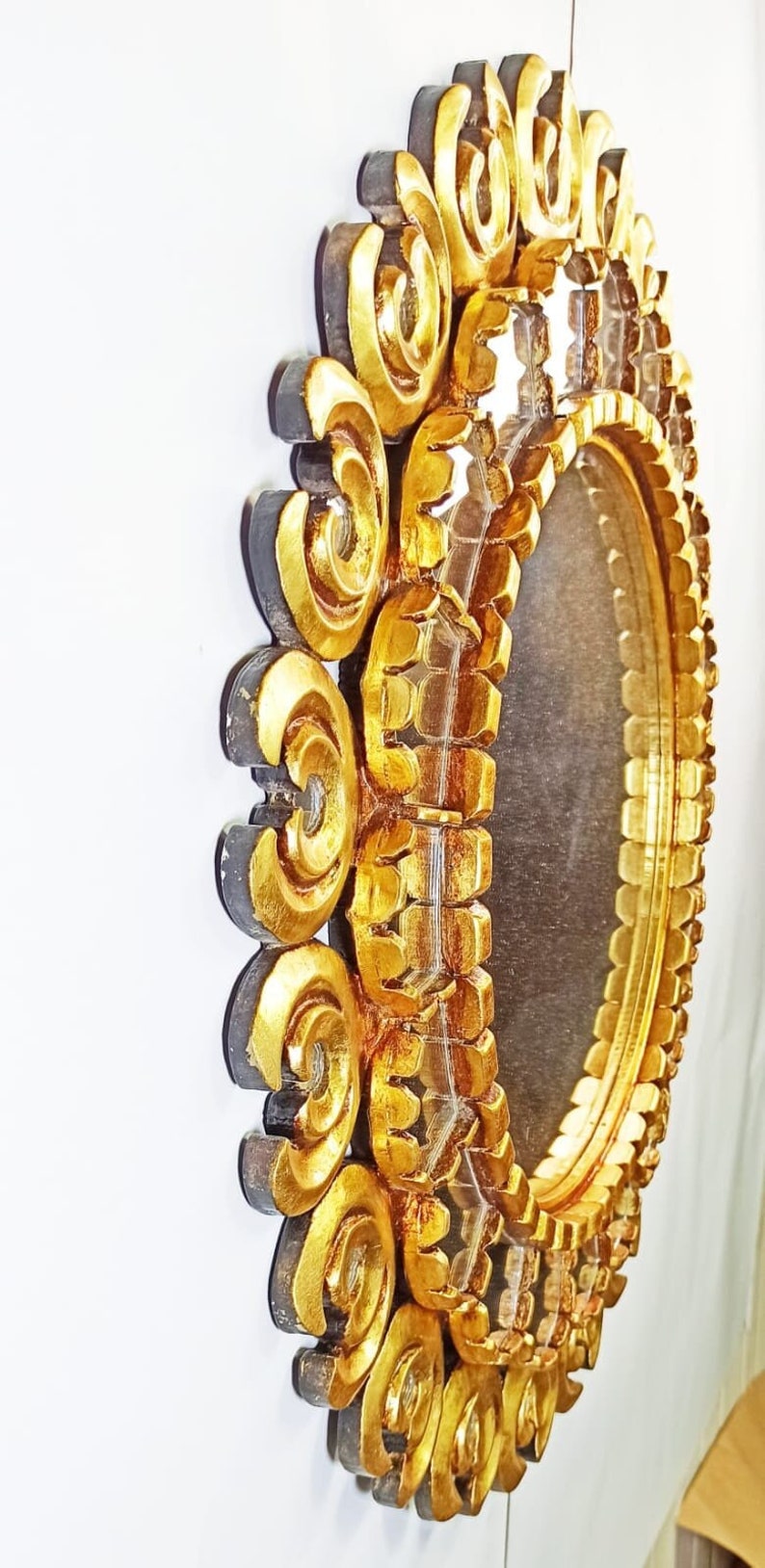 Decorative Mirror 23x23 Interior Decoration Etsy