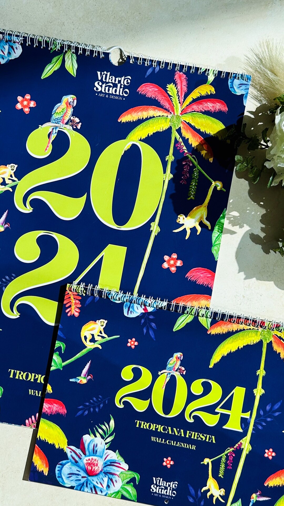 2024 Wall Calendar A4 & A3 Calendars 2024 Goal Tracker Etsy