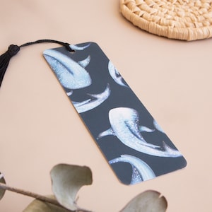 Whale Shark Bookmark - Sea life illustrations - eco friendly bookmark