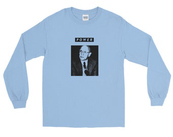 Michel Foucault Long Sleeve Shirt - Power Long Sleeve Shirt