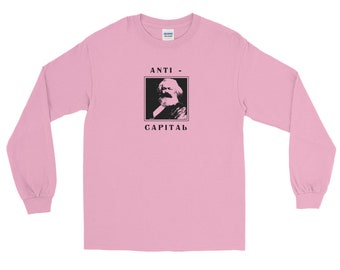 Karl Marx Long sleeve T-shirt -  Anti-Capital Anti-Capitalism shirt