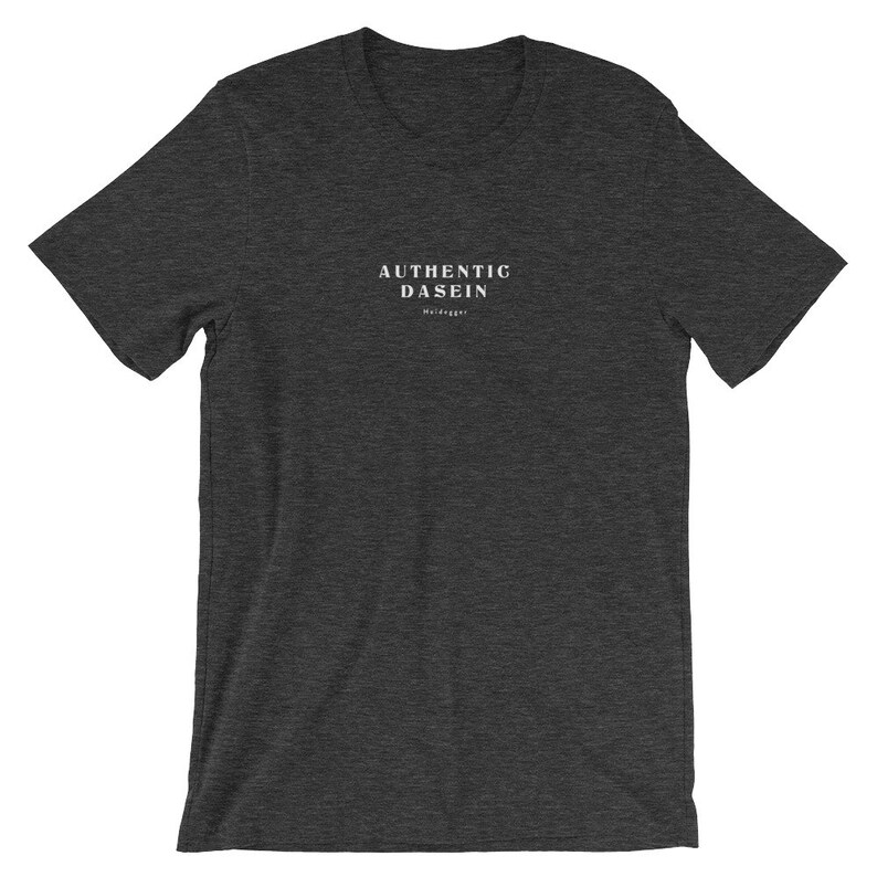 Martin Heidegger T-shirt Authentic Dasein Philosophy Shirt - Etsy Norway