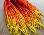 DE flame wool dreadlock extensions