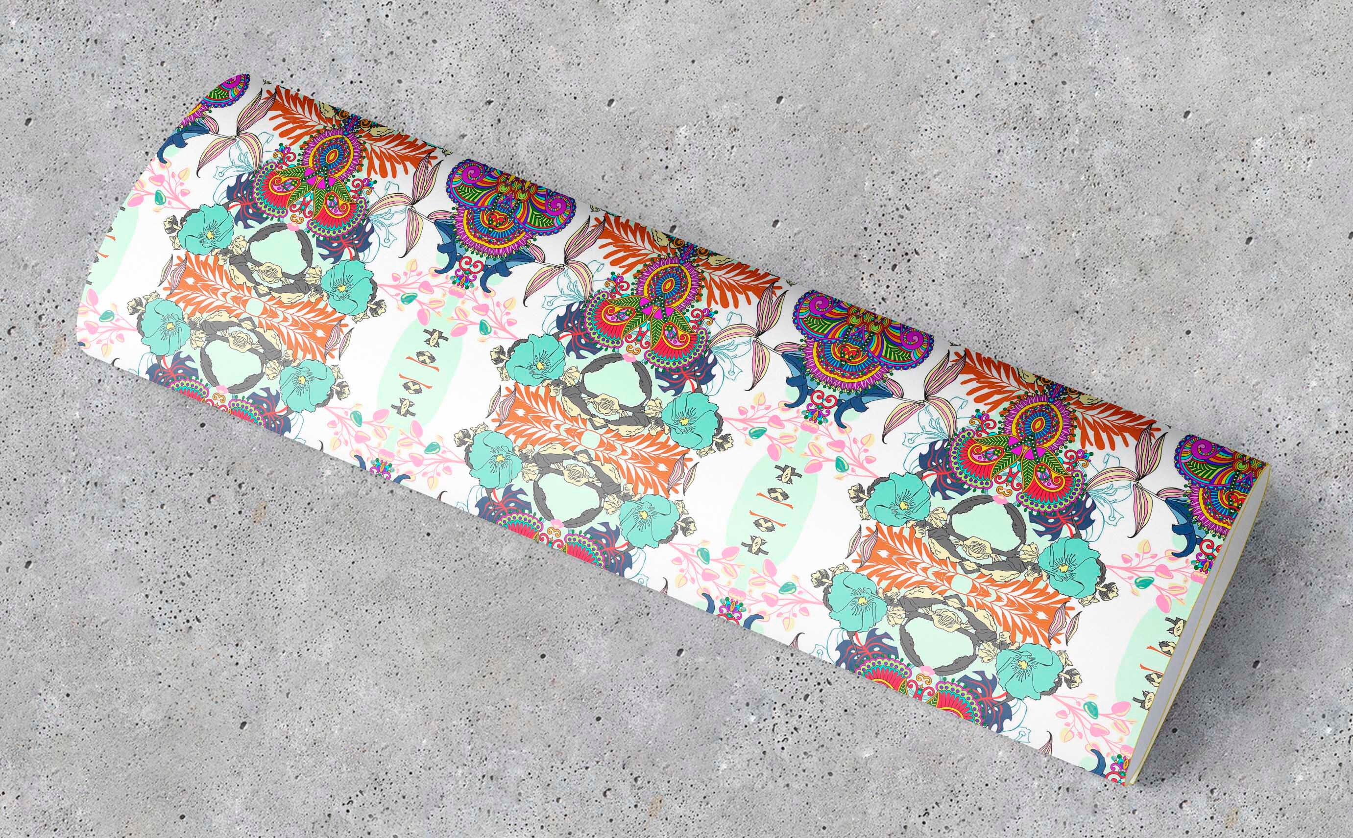 Cute Wrapping Paper Christmas Bundle - Premium Boho Christmas Wrapping  Paper includes 3 Folded Sheets 30 x 20 inches, 3 Coordinating Gift Cards,  and