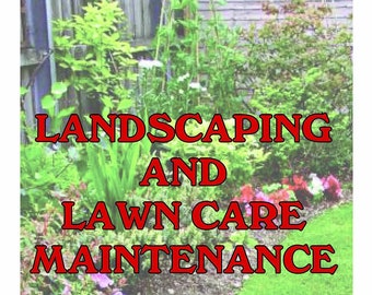 500 Landscaping Door Hangers Just Like This One Printed one side in full color Just add your name, Phone and specials