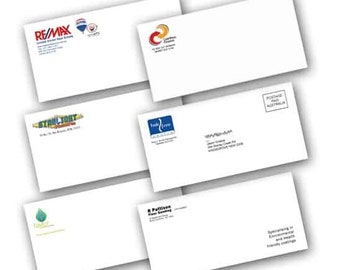 No. 10 Custom Business Envelopes Full Color Printing 500 Personalized