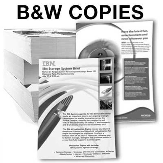 Legal Size Menu Or Legal Forms 100 Black and White One Side