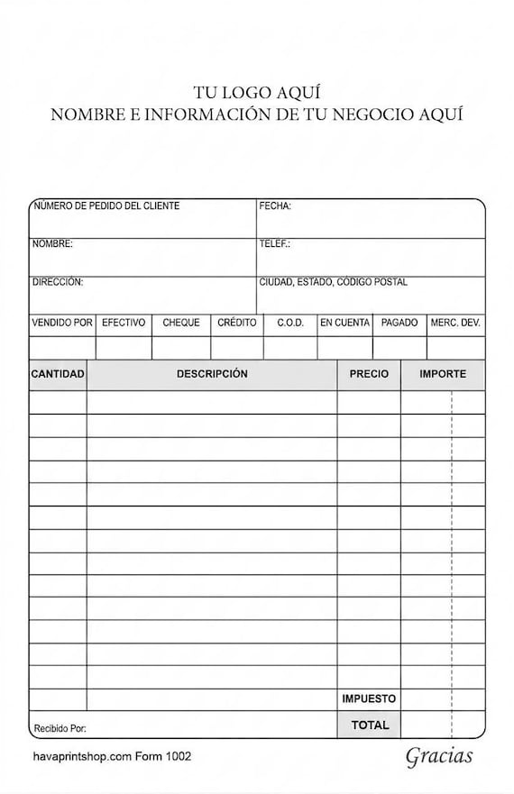 2 Part Ncr Carbonless Sales Receipt Book Full Color Customized 5.5 x 8.5 (50 Sets) With Wrap around Cover For Small Business And Numbered
