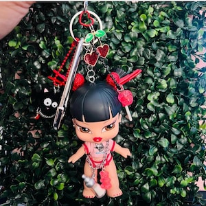 Jade Bratz Babyz Taschenanhänger, Schlüsselanhänger mit Anhänger, Y2K,